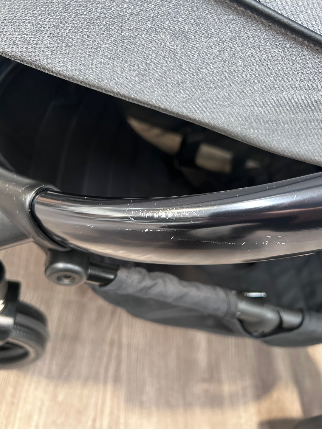 PRE LOVED iCandy Peach 7 Pushchair Bundle - Light Grey