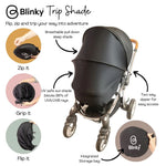 The Blinky Company Trip Pushchair & Car Seat Sunshade - Black