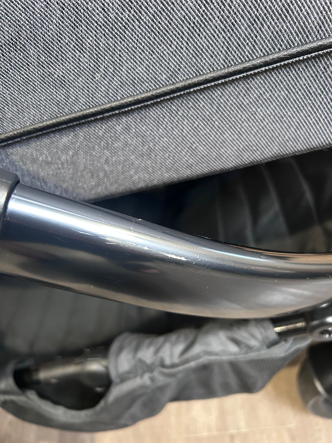 PRE LOVED iCandy Peach 6 Travel System - Dark Grey Twill