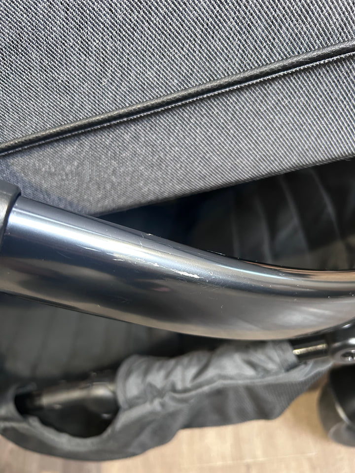 PRE LOVED iCandy Peach 6 Travel System - Dark Grey Twill