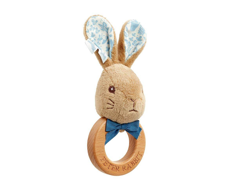 Peter Rabbit Signature Collection - Peter Wooden Ring Rattle