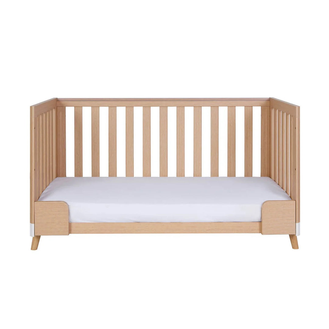 Tutti Bambini Hygge Cot Bed - White/Light Oak