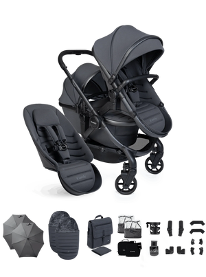iCandy Peach 8 Double Complete Bundle - Grey
