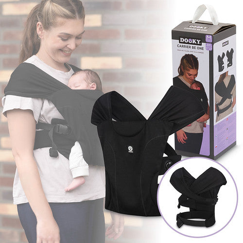 Dooky Be One Ergonomic Newborn Baby Carrier – Black