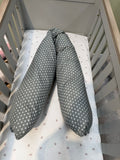 EX DISPLAY Cuddles Collection 6ft Body & Baby Sleep Support - Grey/White Stars