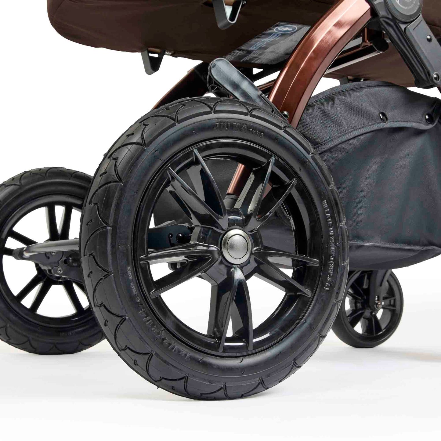 Ickle Bubba Stomp Luxe Elements Edition 17 Piece Bundle Inc Bubba Crib - Chestnut