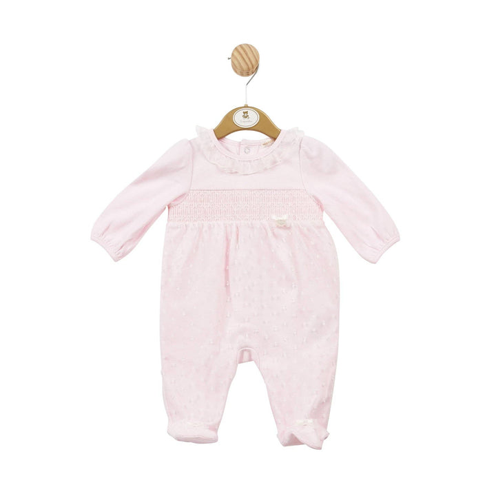 Mintini Baby Pink Dot All in One - Pink