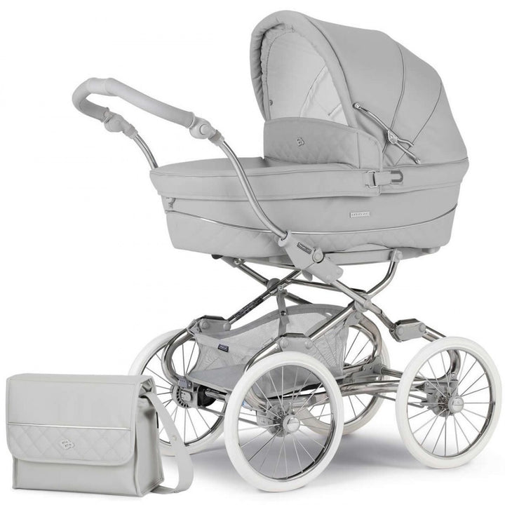 Bebecar Stylo Class+ Special 3 in 1 Pram + Raincover - Calm Grey