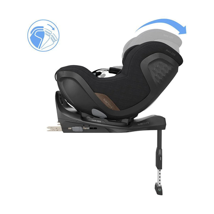 Maxi-Cosi Pearl Slide Pro Car Seat - Authentic Black