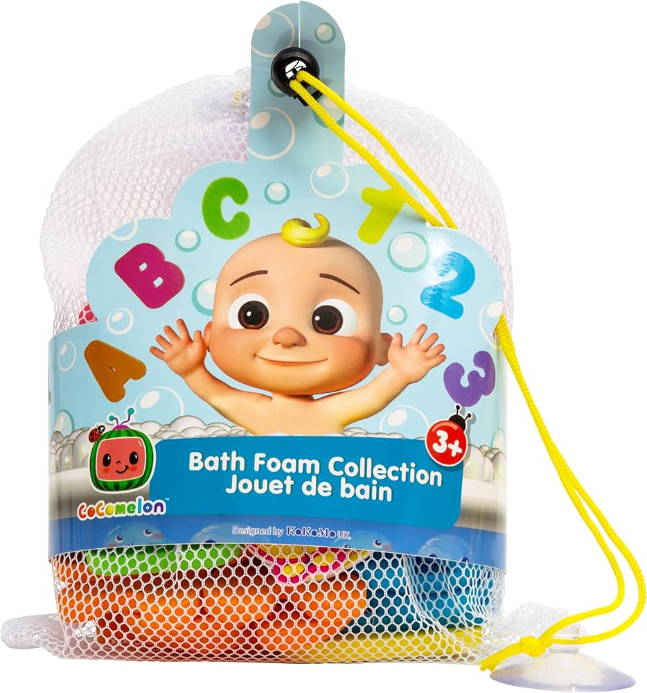 CoComelon Bath Foam Collection - Bath Letters & Numbers