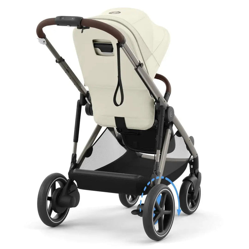 Cybex E-Gazelle S Pushchair - Seashell Beige/Taupe