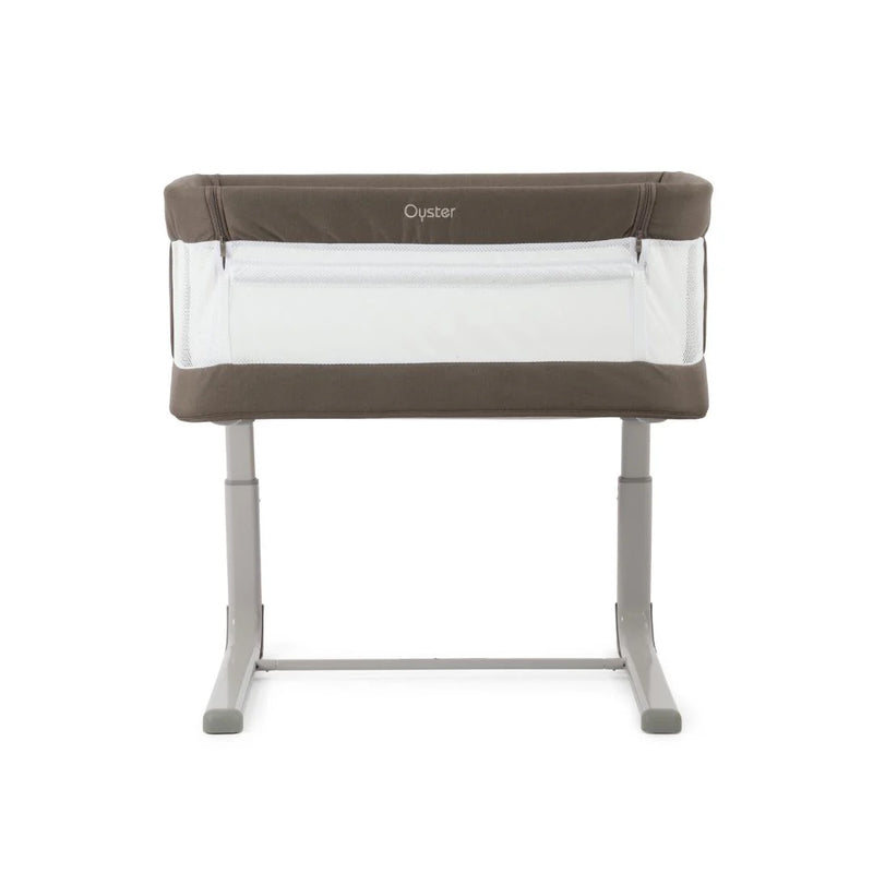 Oyster Drop Side Wiggle Crib Co-Sleeper - Mink