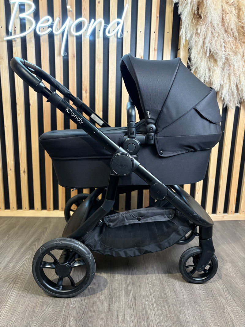 PRE LOVED iCandy Orange3 Pram + Pushchair - Black