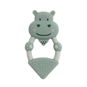 Cheeky Chompers Textured Baby Teether - Chewy The Hippo