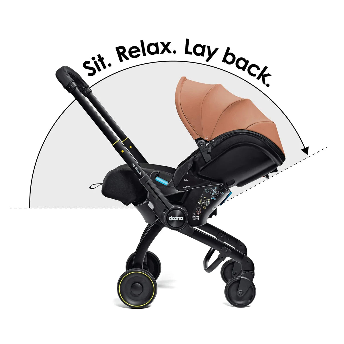 Doona X Car Seat & Stroller - Terracotta + FREE Essentials Bag Worth £54.99!