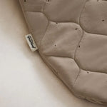 The Little Green Sheep Organic Quilted Baby Sleeping Bag - Truffle with Cocoa - 2.5 Tog