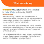 SnoozeShade - Car Seat Sun Shade