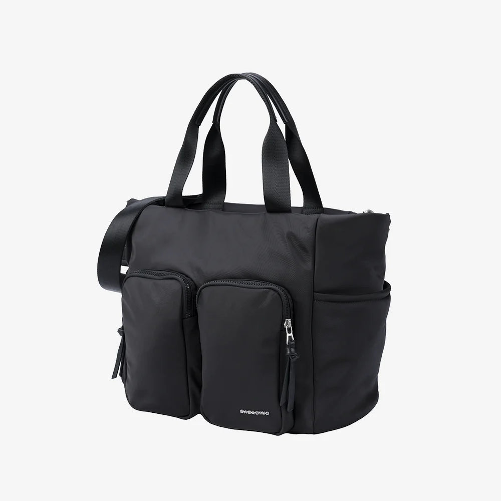 Bababing Soft shell changing bag tote - Black