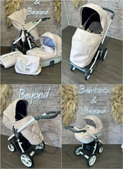 NEW UNPACKAGED BabyStyle
Prestige 2 Travel System - Active White Chassis - Ballerina
