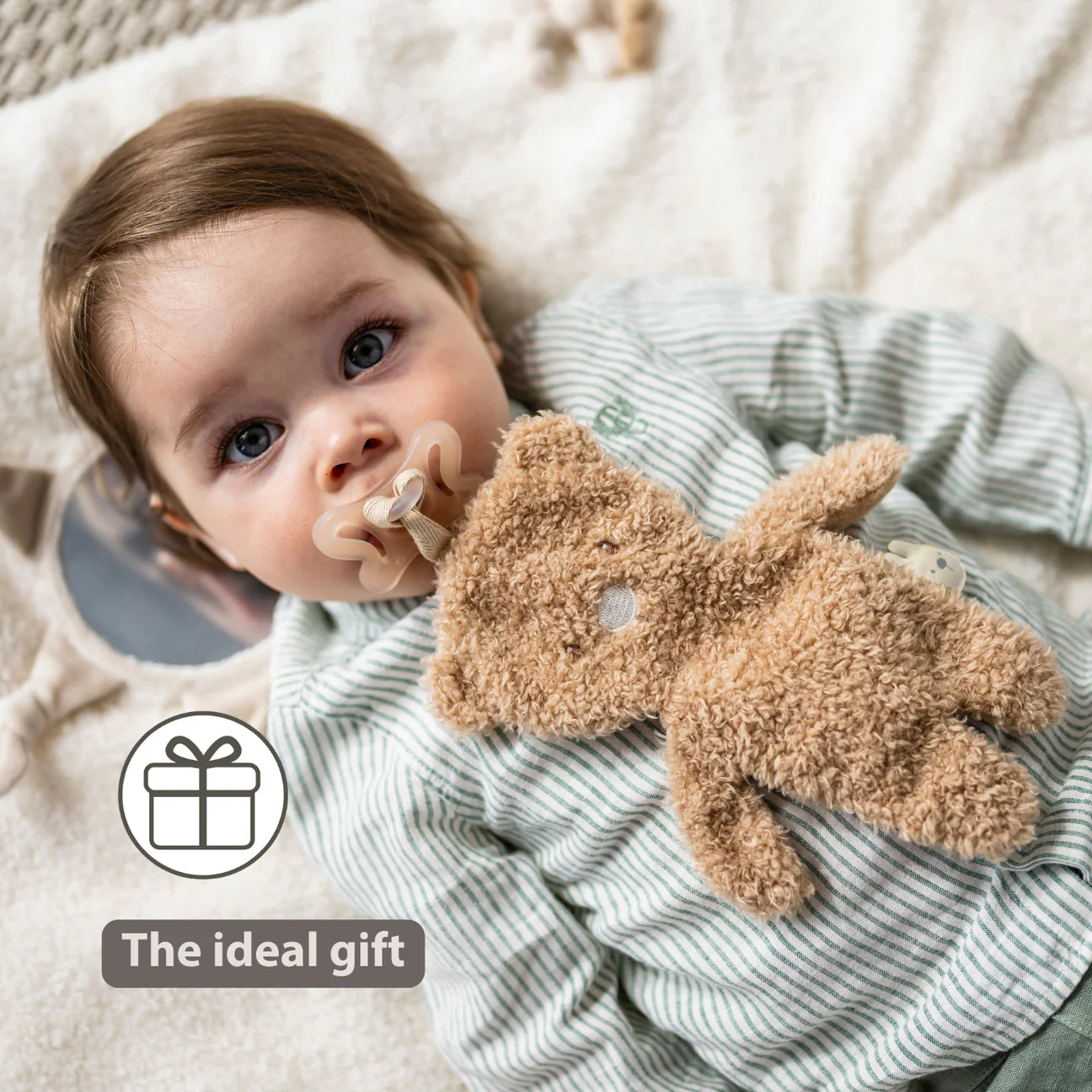 Nattou Pacifinder Teddy - Brown Bear