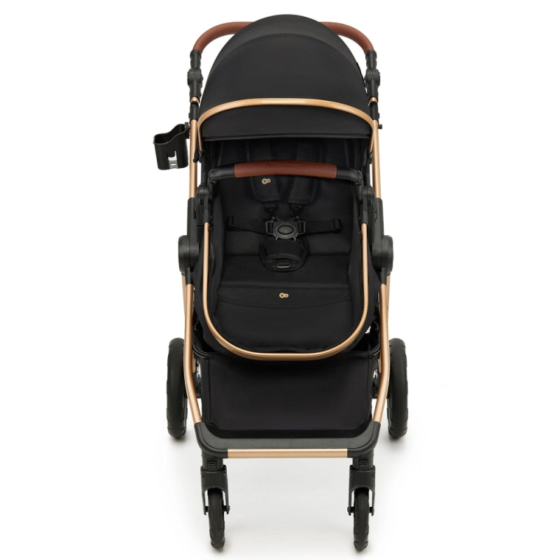 Kinderkraft Esme 3in1 Travel System With Mink Pro Car Seat - Pure Black