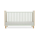CuddleCo Remi Cot Bed - Oak & Green