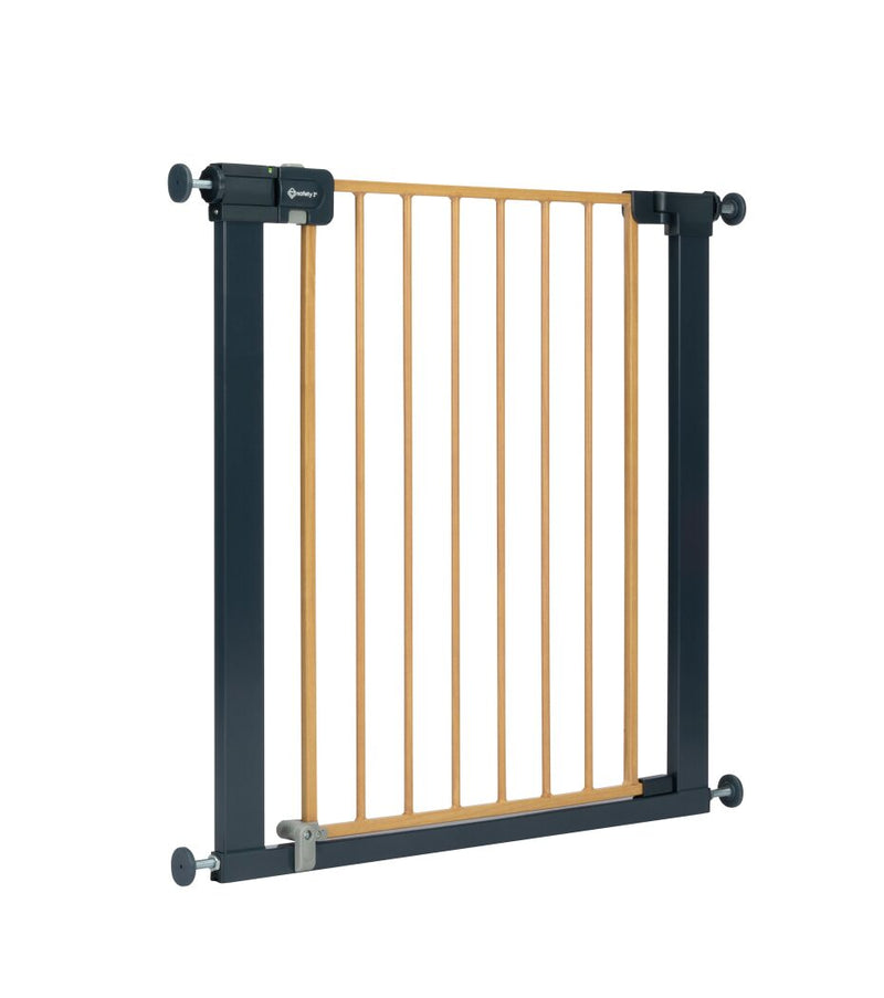 Safety 1st Easy Close Metal SecureTech Stair Gate - Natural/Black
