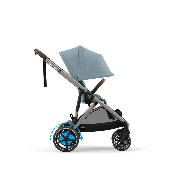 Cybex eGazelle S, 9 Piece Bundle - Stormy Blue/Taupe