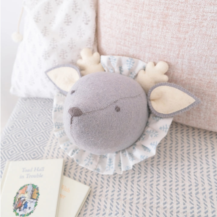 Fiona Walker Baby Deer with Vintage Ruff Head Mini - Blue