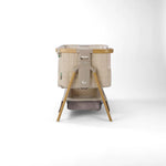 Tutti Bambini Cozee Sense Bedside Crib - Toasted Oak/Sand