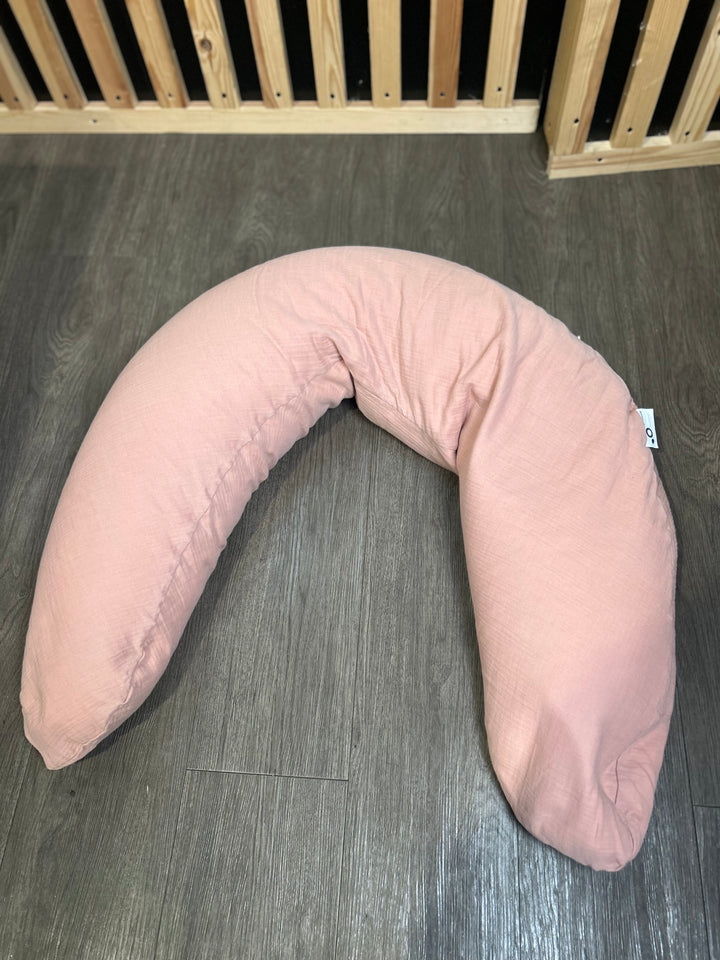EX DISPLAY Babymoov Comfy Big Muslin Maternity Pillow doomoo - Pink