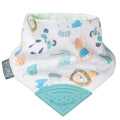 Cheeky Chompers Neckerchew Teething Dribble Bib - Animals
