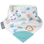 Cheeky Chompers Neckerchew Teething Dribble Bib - Animals