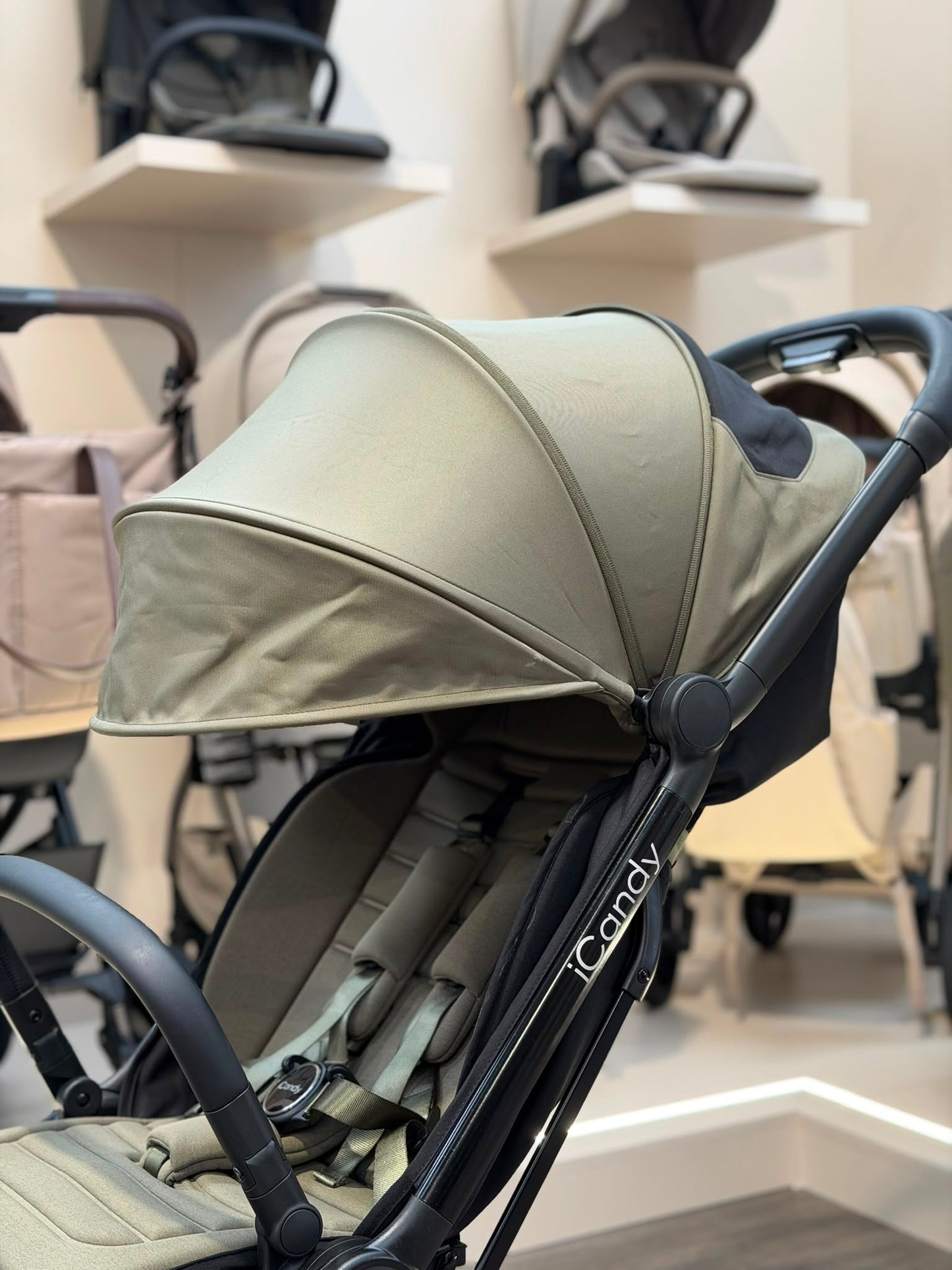 PRE LOVED iCandy Pip Compact Stroller - Sage