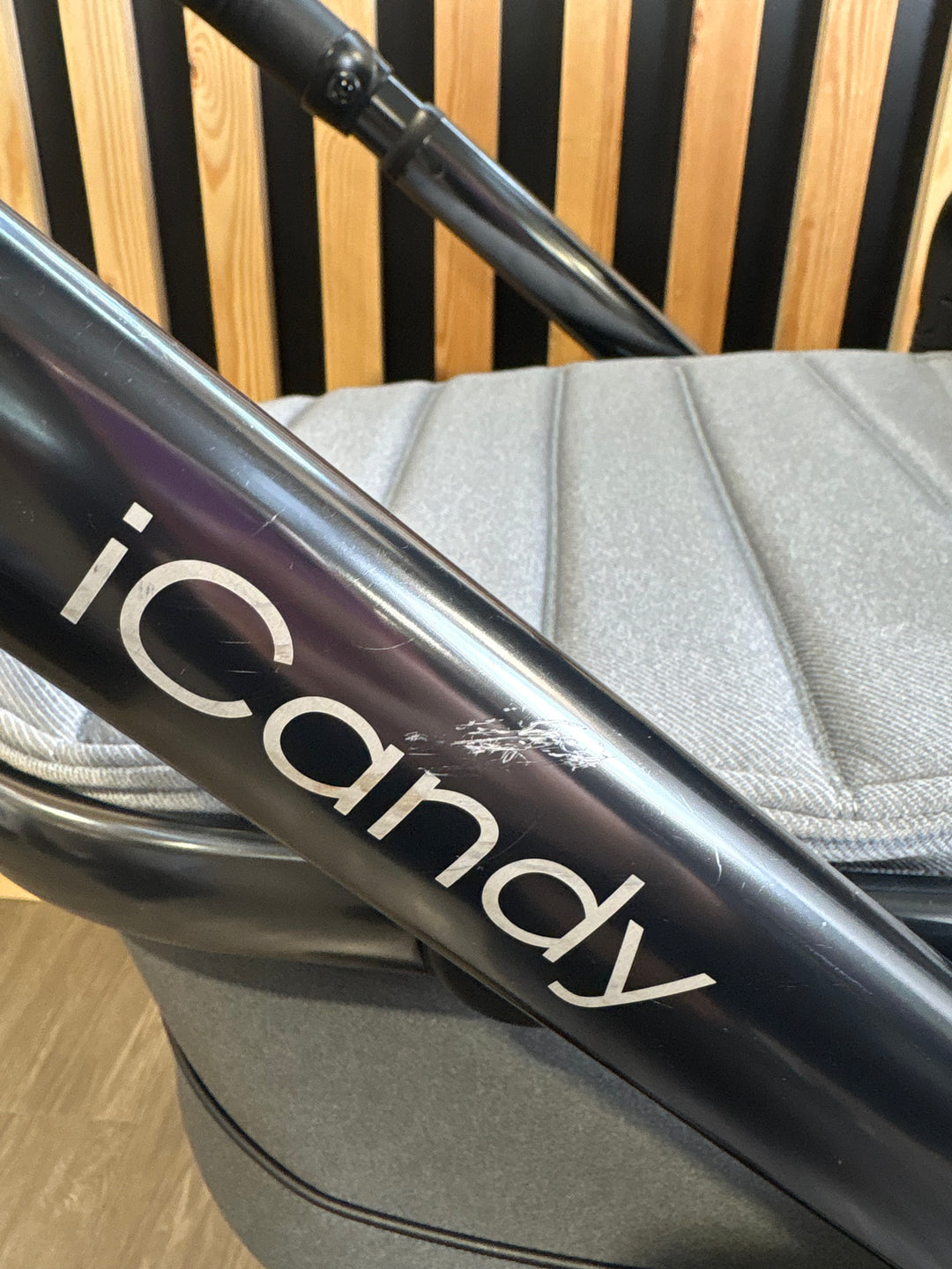 PRE LOVED iCandy Peach 7 Pram + Pushchair - Phantom/Truffle