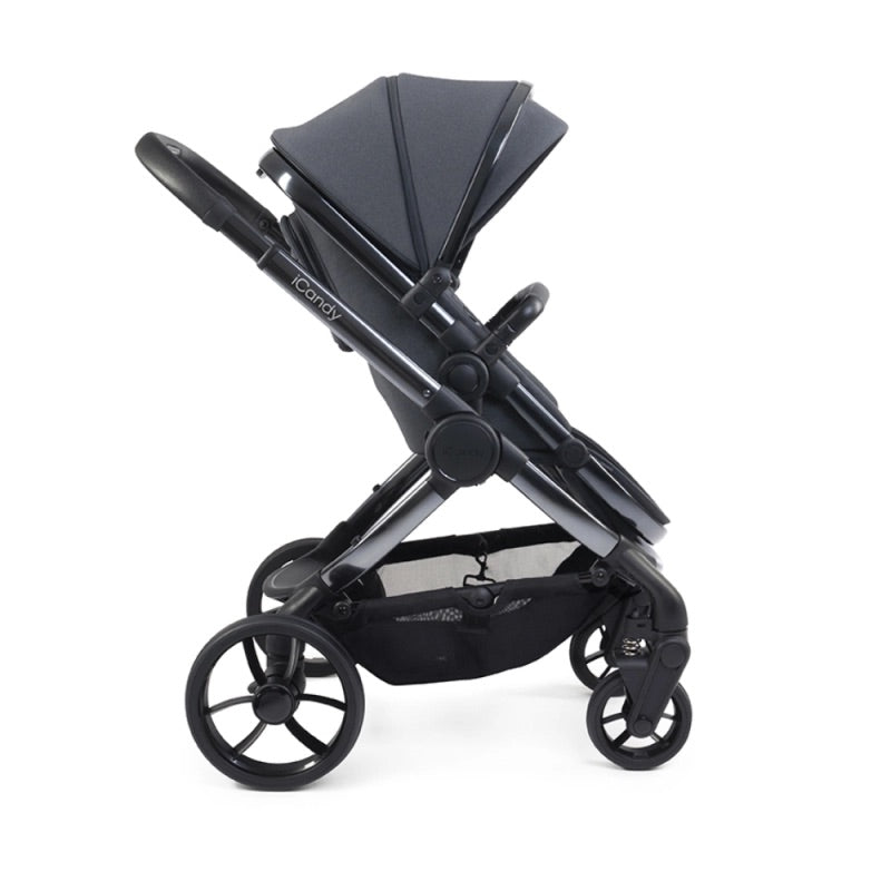 iCandy Peach 7 Complete Cocoon & Base Bundle - Dark Grey/Dark Grey Cocoon