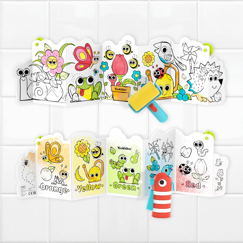 Yookidoo Spray 'N' Roll Magic Bath Book