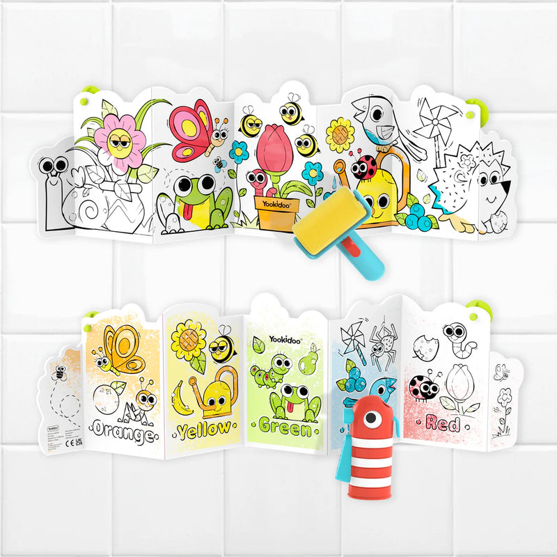 Yookidoo Spray 'N' Roll Magic Bath Book