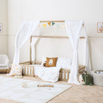 Tutti Bambini Casa Grande Montessori Toddler Floor Bed 90 x 200cm - Harvest Oak