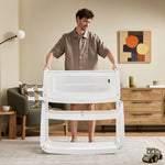 SnuzPod5 Bedside Crib - White