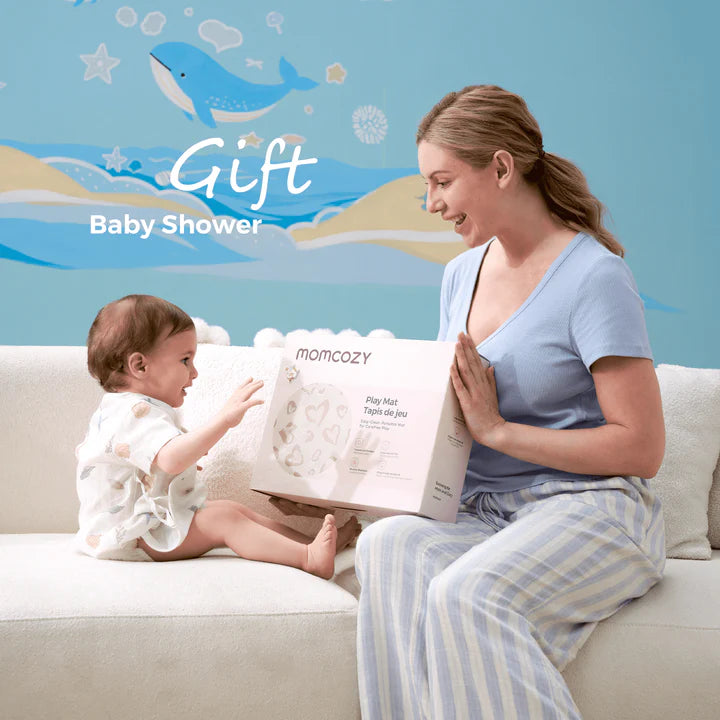 Momcozy Baby Portable Play Mat - Ocean Blue