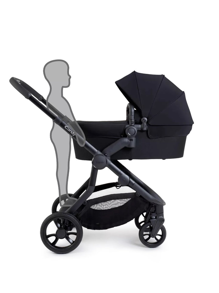 iCandy Orange 4 Double Pushchair Bundle - Black Edition