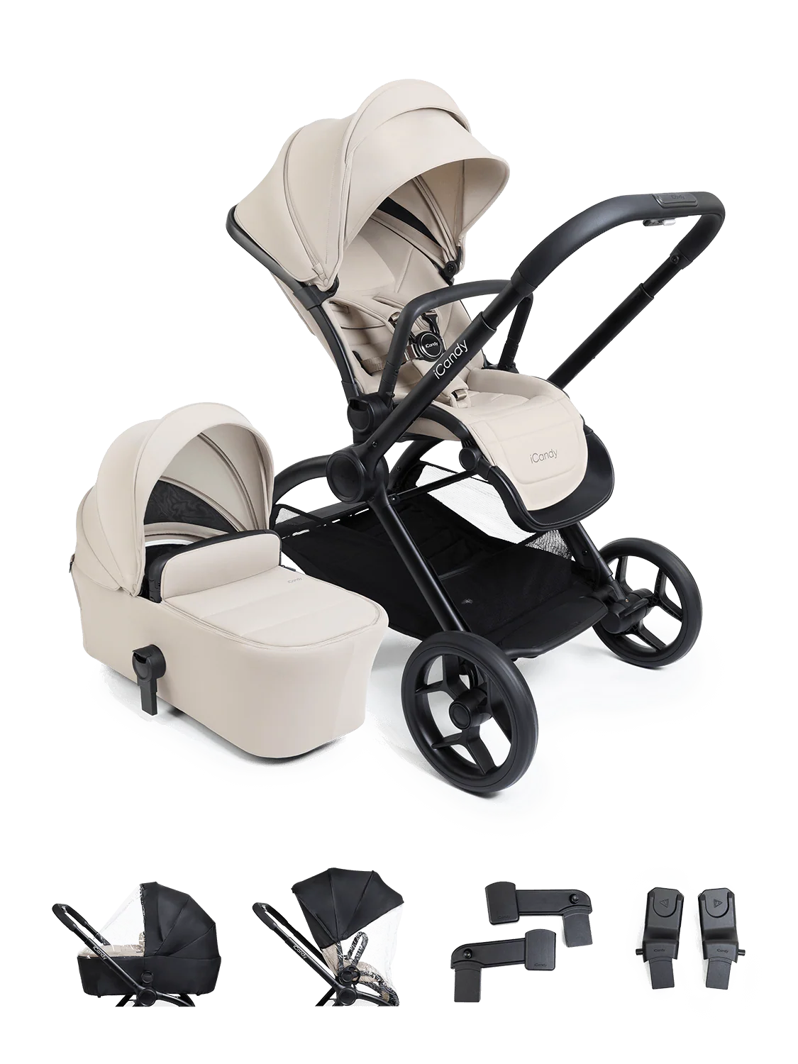iCandy Core2 Pushchair & Carrycot - Sandstone