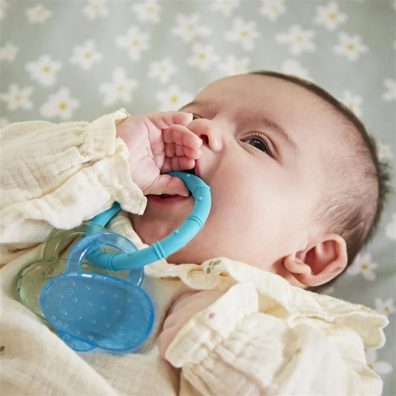 Matchstick Monkey Cooling Teether - Blue & Mint