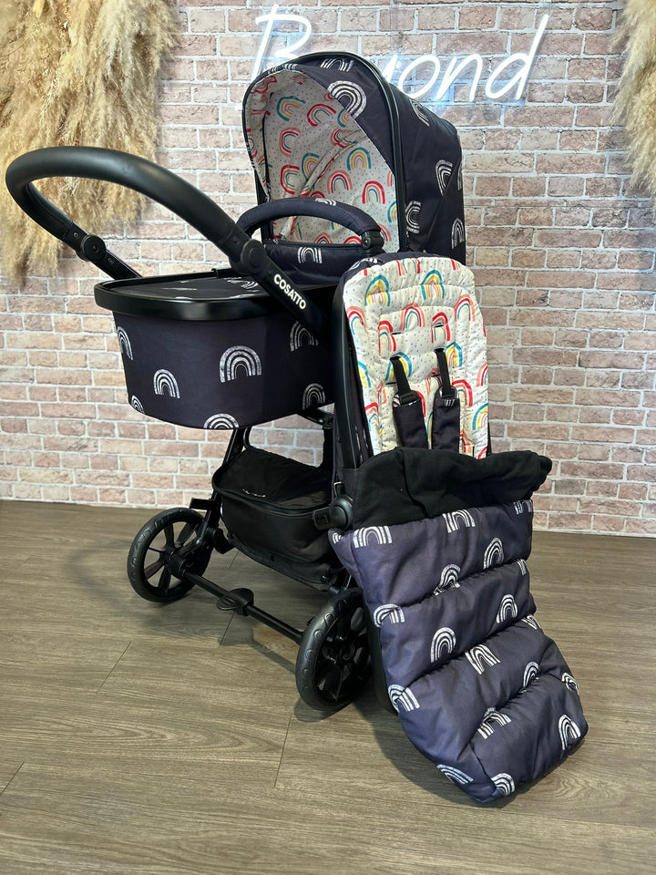 PRE LOVED Cosatto Giggle Quad - Night Rainbow