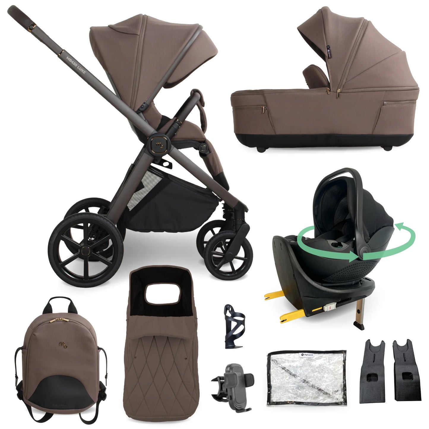 My Babiie MB450 Luxe Travel System - Cookie