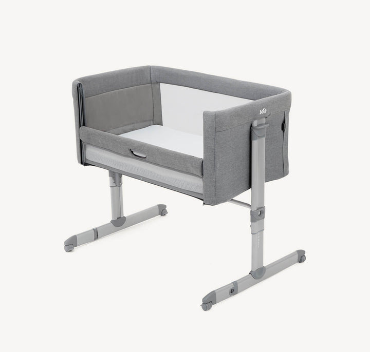 Joie Roomie Bedside Crib - Grey Flannel