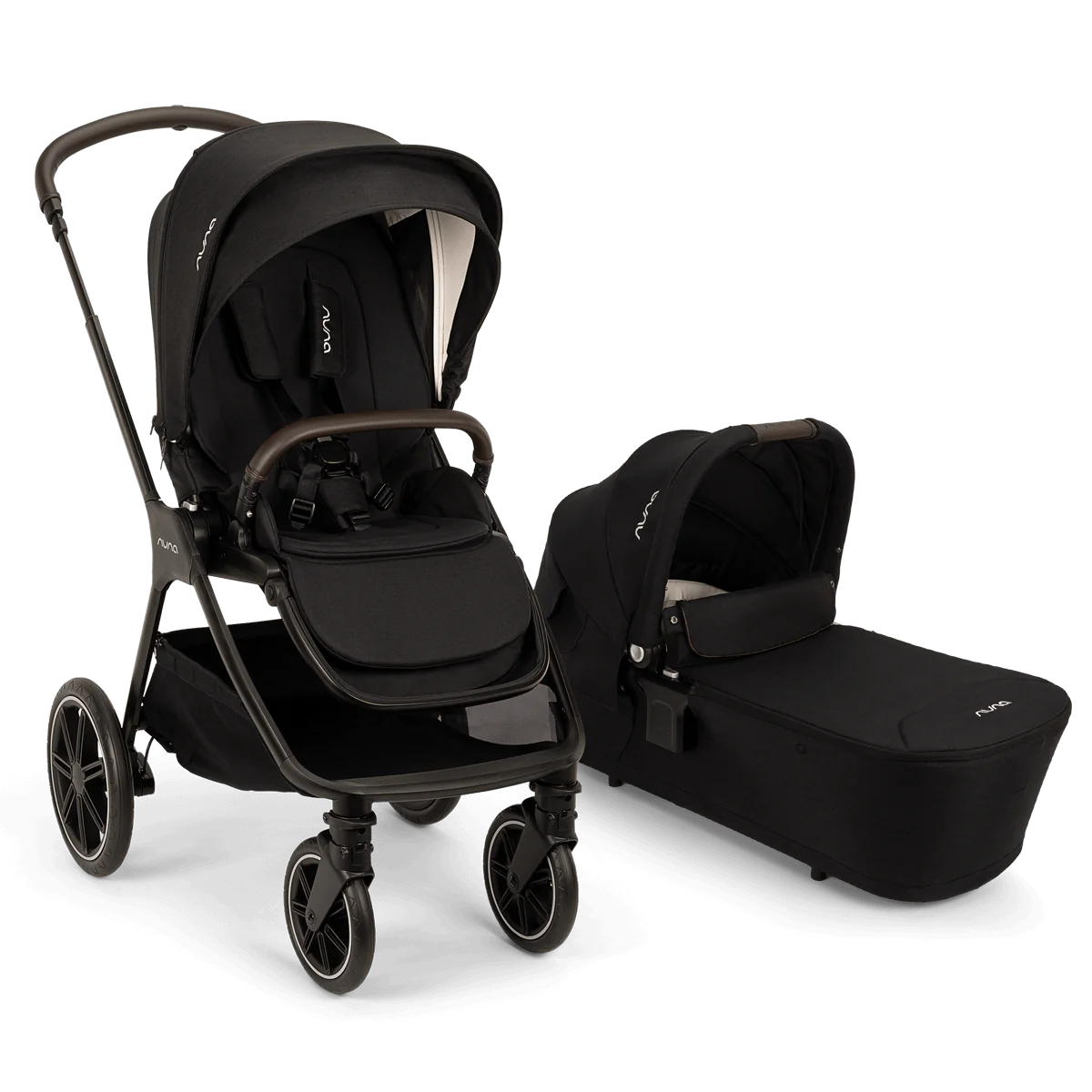 Nuna Triv LX 2in1 Pushchair + Carrycot Bundle - Caviar