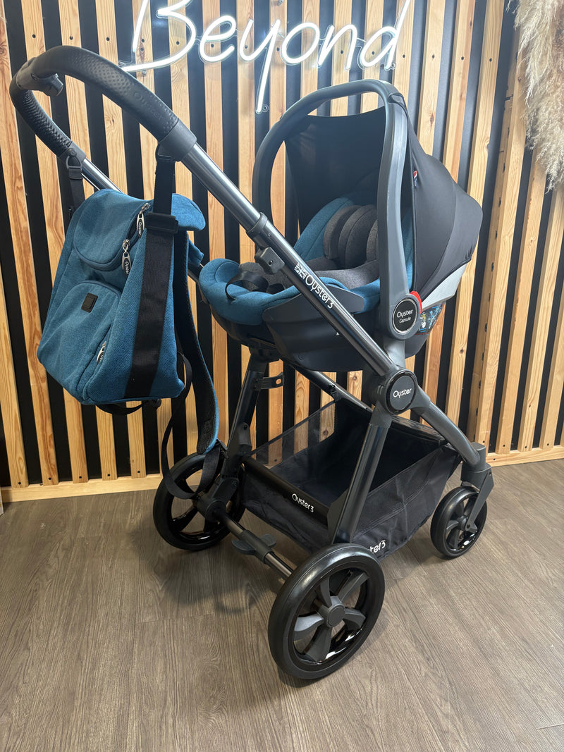 PRE LOVED Babystyle Oyster3 Travel System - Kingfisher