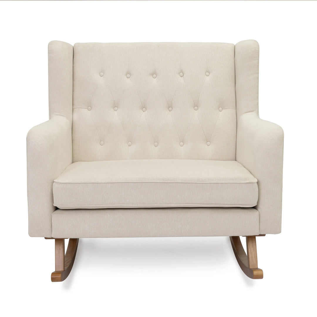 Babymore Lux Snuggle Rocking Chair – Ivory
